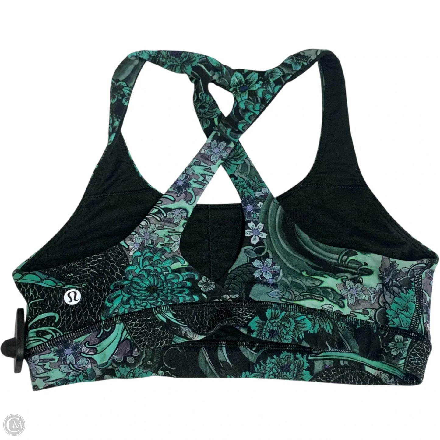 Athletic Bra By Lululemon In Green, Size: M