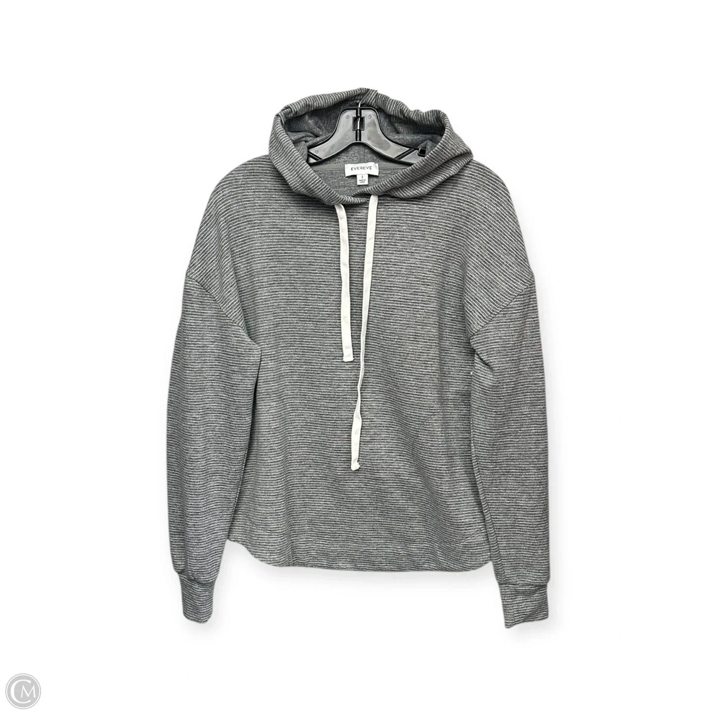 Sweatshirt Hoodie By Evereve In Grey, Size: S
