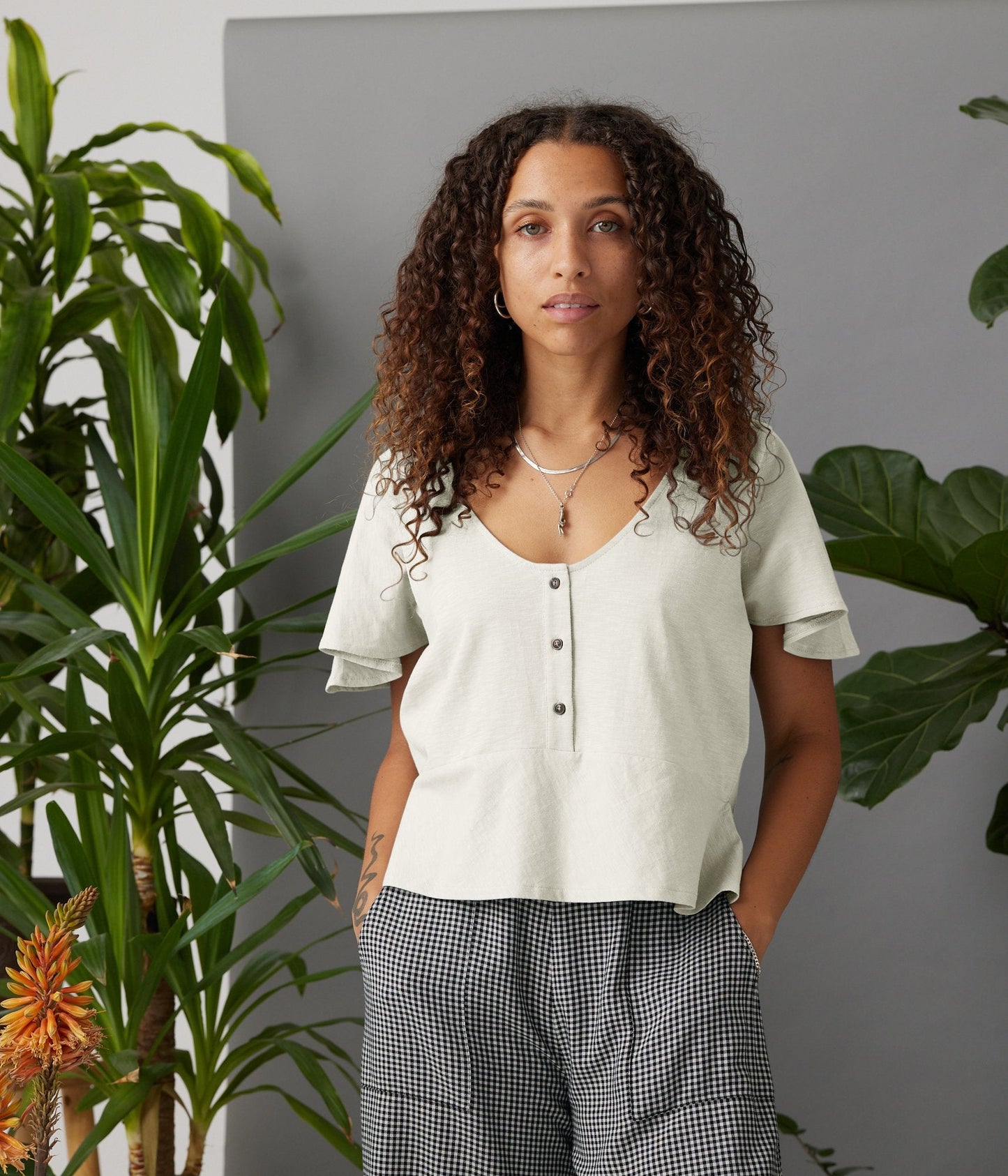 Leonora Top - Stone