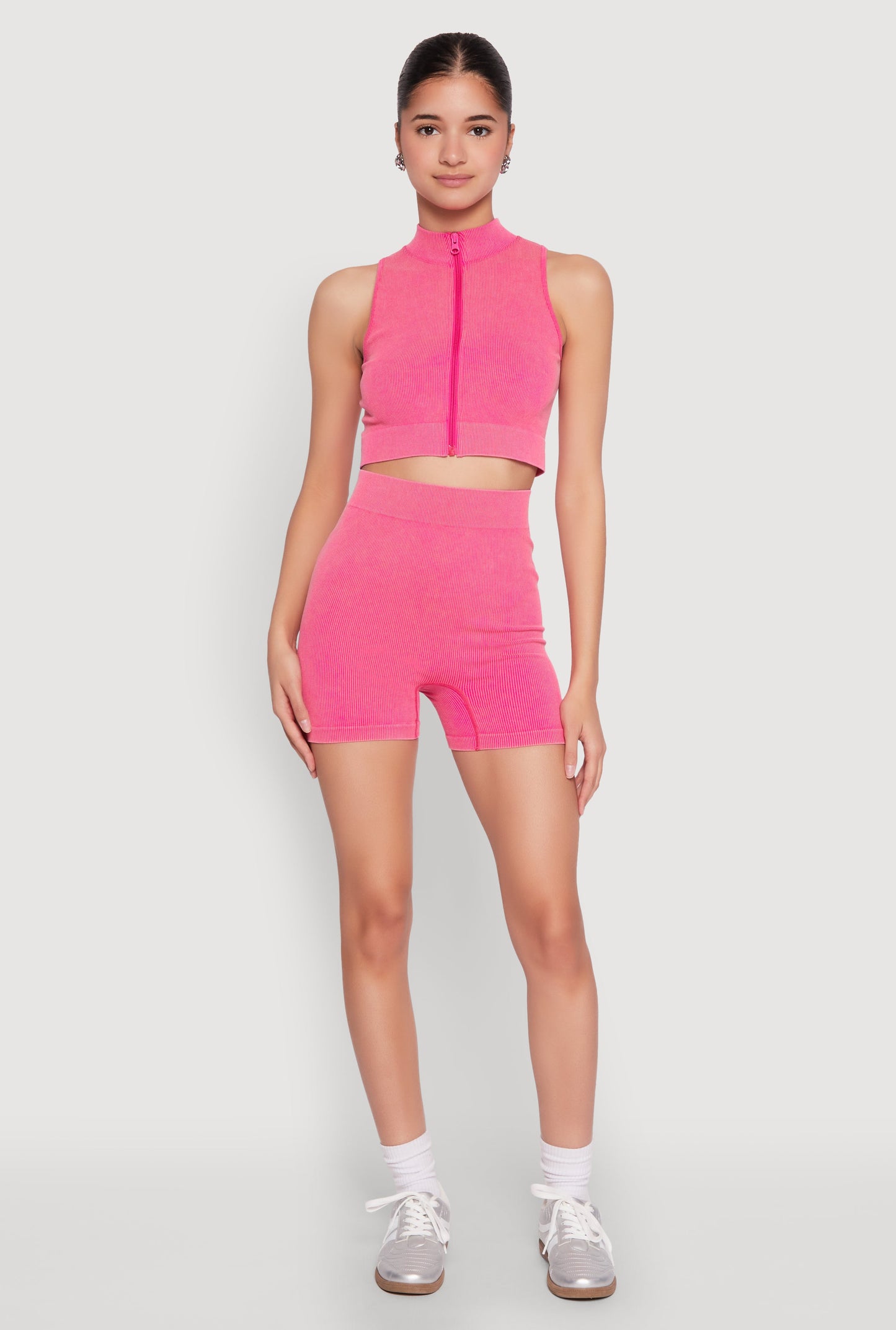 Mineral Wash Seamless Bike Shorts