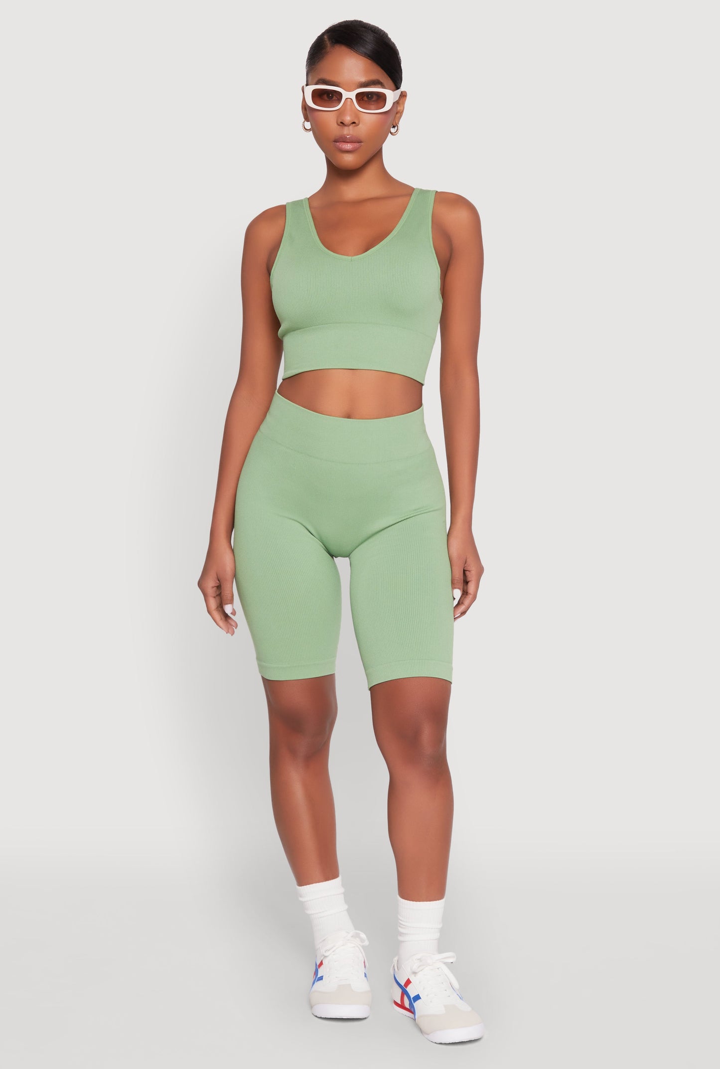 Seamless High Waisted Bike Shorts