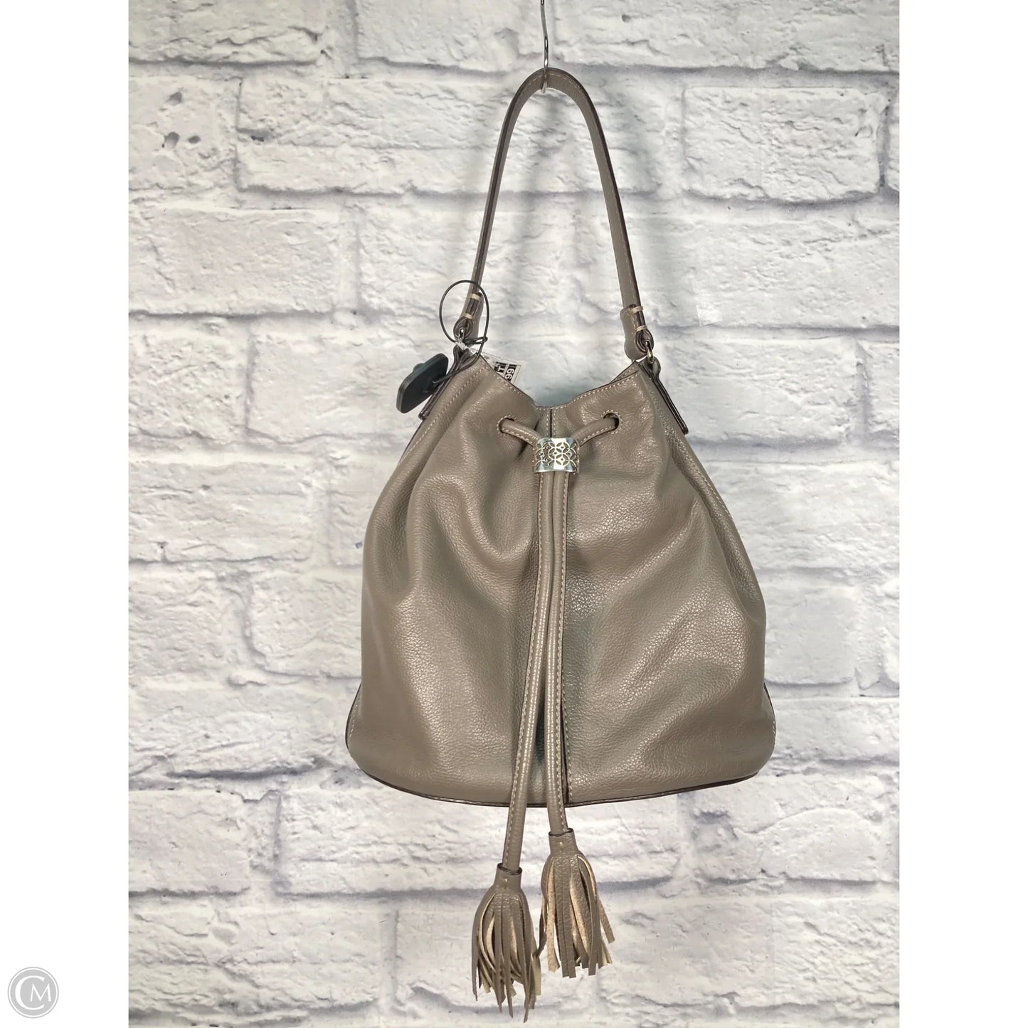 Handbag Leather By Brighton, Size: Medium