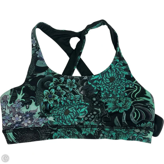 Athletic Bra By Lululemon In Green, Size: M