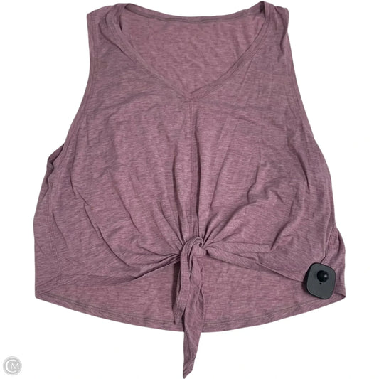 Athletic Tank Top By Lululemon In Pink, Size: M