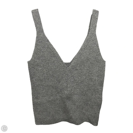 Cashmere Blend Sweater Tank By J. Crew In Grey, Size: S