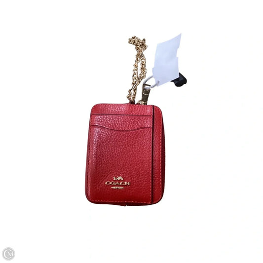 Wallet Designer By Coach, Size: Small