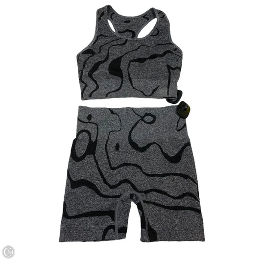 Athletic Shorts 2pc By Cmf In Black & Grey, Size: S