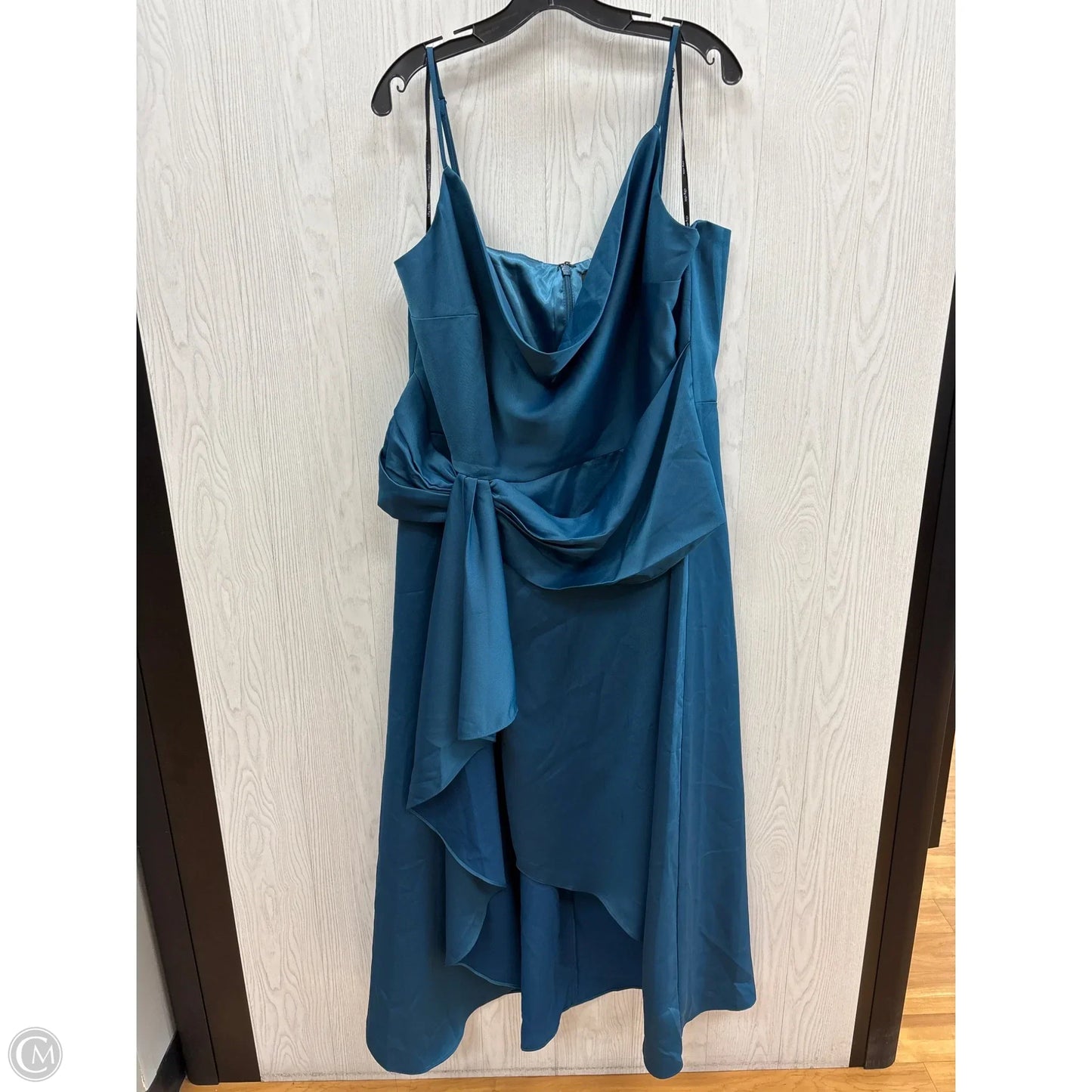 Dress Party Long By City Chic In Blue, Size: 22